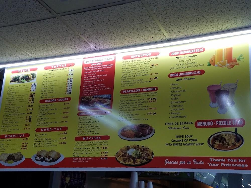 Taqueria Hacienda Tapatia Menu image 2